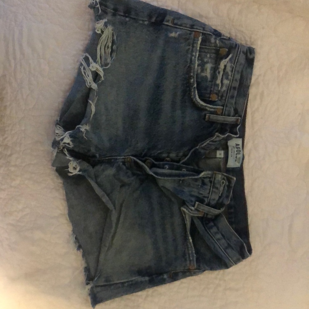 AGOLDE denim Jaden shorts